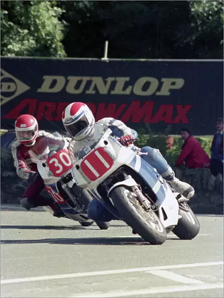 Steve Bushell (Yamaha) 1987 Newcomers Manx Grand Prix