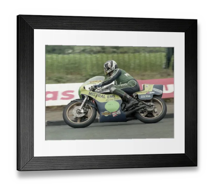 Framed Print : John Weeden (Yamaha) 1978 Junior TT Framed Print : John Weeden (Yamaha) 1978 Junior TT