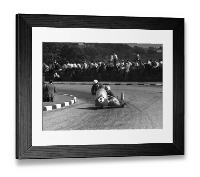 Framed Print : Peter Woollett & G H Loft (Norton) 1958 Sidecar TT Framed Print : Peter Woollett & G H Loft (Norton) 1958 Sidecar TT