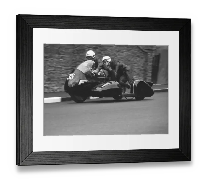 Framed Print : Colin Seeley & Wally Rawlings (Matchless) 1961 Sidecar TT Framed Print : Colin Seeley & Wally Rawlings (Matchless) 1961 Sidecar TT