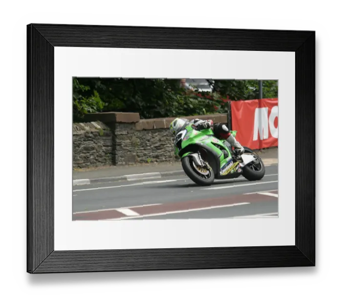 Framed Print : Michael Dunlop (Kawasaki) 2011 Superbike TT Framed Print : Michael Dunlop (Kawasaki) 2011 Superbike TT