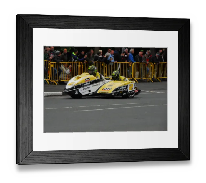 Framed Print : Dave Molyneux & Dan Sayle (Yamaha DMR) 2017 Sidecar TT Framed Print : Dave Molyneux & Dan Sayle (Yamaha DMR) 2017 Sidecar TT