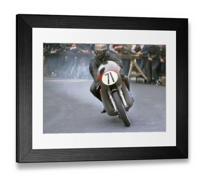 Framed Print : Bert Haddock (Triton) 1968 Junior TT Framed Print : Bert Haddock (Triton) 1968 Junior TT