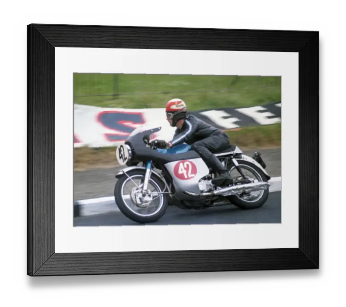 Framed Print : Bill Penny (Honda) 1968 Production TT Framed Print : Bill Penny (Honda) 1968 Production TT