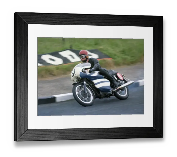 Framed Print : Dave Nixon (Triumph) 1968 Production TT Framed Print : Dave Nixon (Triumph) 1968 Production TT