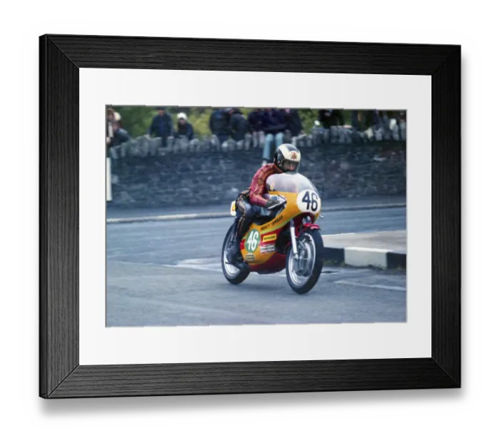 Framed Print : Peter McKinley (Padgett Yamaha) 1974 Lightweight TT Framed Print : Peter McKinley (Padgett Yamaha) 1974 Lightweight TT