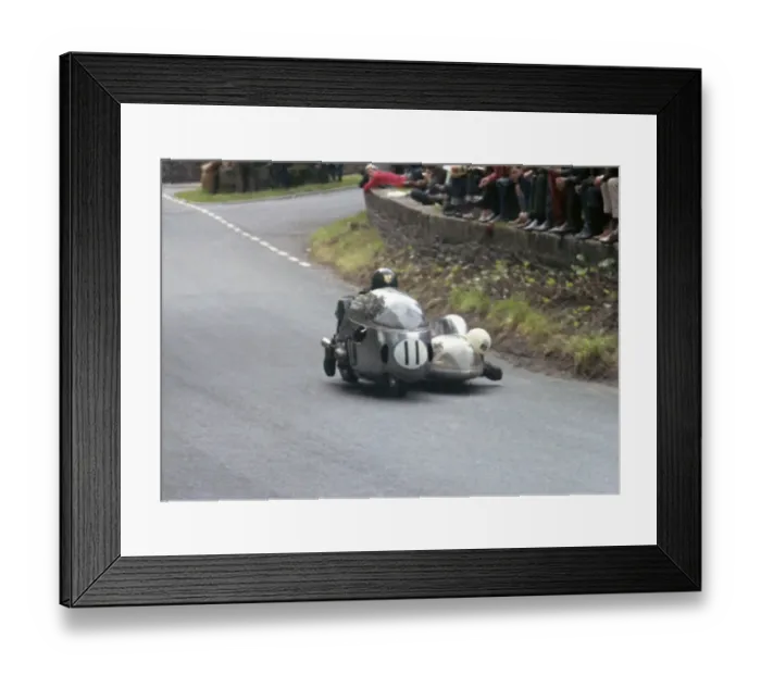 Framed Print : Chris Vincent & Terry Harrison (BMW) 1965 Sidecar TT Framed Print : Chris Vincent & Terry Harrison (BMW) 1965 Sidecar TT