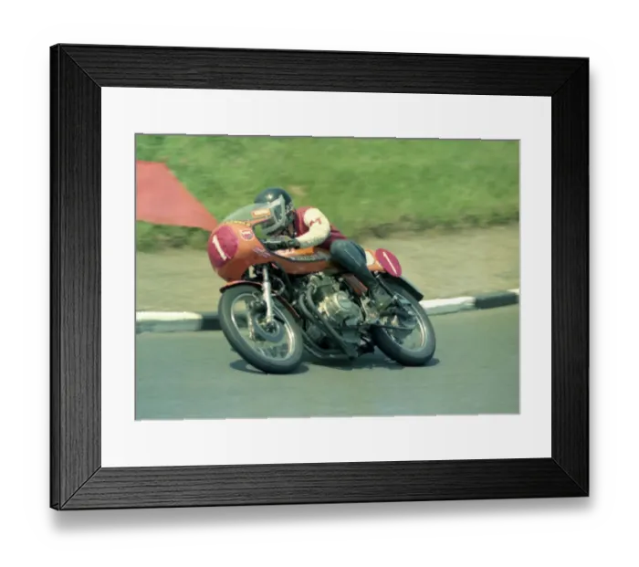 Framed Print : Steve Murray (Honda) 1976 Production TT Framed Print : Steve Murray (Honda) 1976 Production TT