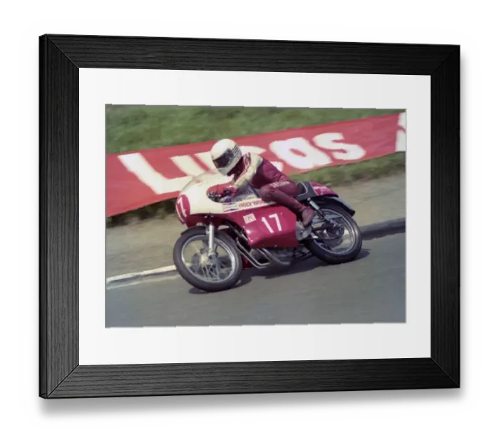 Framed Print : Steve Cull (Honda) 1976 Production TT Framed Print : Steve Cull (Honda) 1976 Production TT