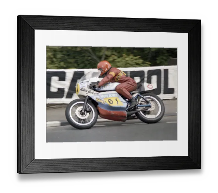 Framed Print : Alan Jackson (Brew Sparton) 1976 Senior TT Framed Print : Alan Jackson (Brew Sparton) 1976 Senior TT