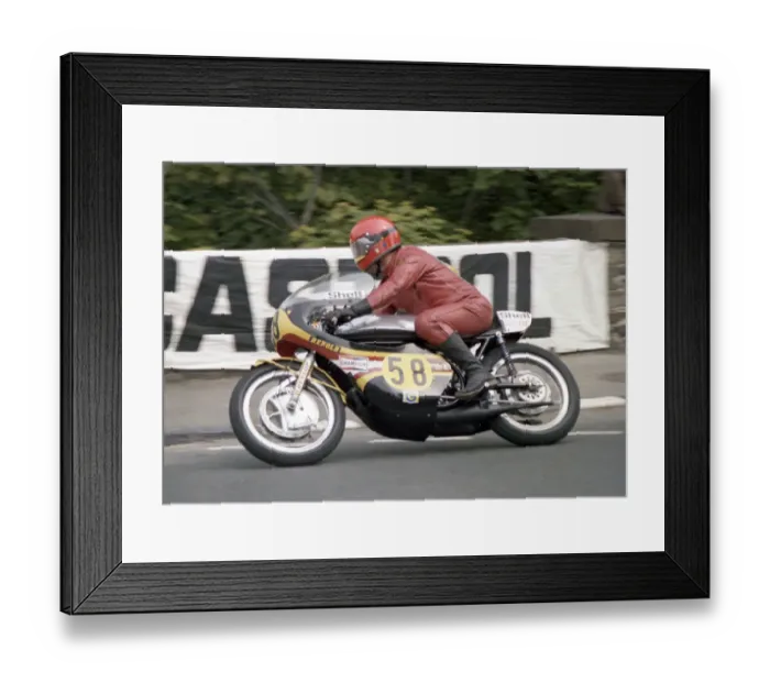 Framed Print : Bill Fulton (Yamaha) 1976 Senior TT Framed Print : Bill Fulton (Yamaha) 1976 Senior TT