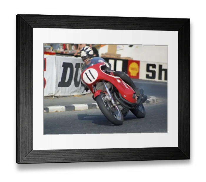 Framed Print : Tommy Robb (Honda) 1970 Production TT
