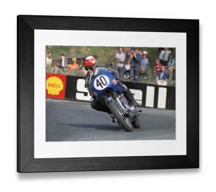 Framed Print : Graham Penny (Honda) 1970 Production TT Framed Print : Graham Penny (Honda) 1970 Production TT
