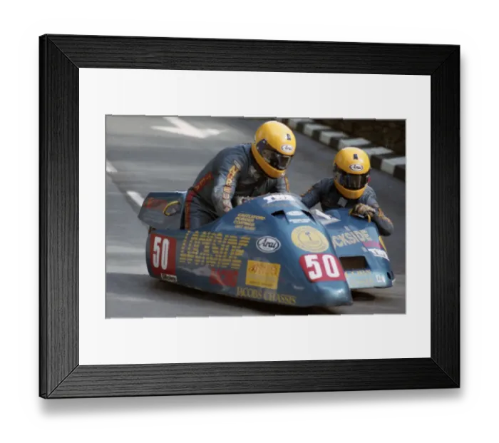 Framed Print : Jim Norbury & Norman Elcock (Lockyam) 1994 Sidecar TT Framed Print : Jim Norbury & Norman Elcock (Lockyam) 1994 Sidecar TT