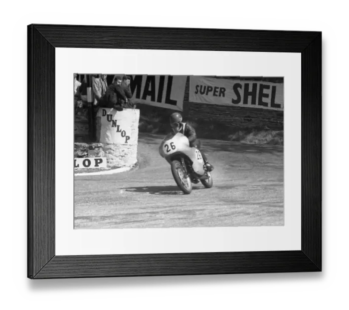 Framed Print : Siegfried Lohmann (Adler) 1959 Lightweight TT Framed Print : Siegfried Lohmann (Adler) 1959 Lightweight TT