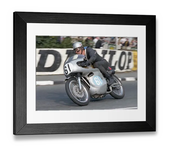 Framed Print : Ernst Weiss (AJS) 1966 Junior TT Framed Print : Ernst Weiss (AJS) 1966 Junior TT