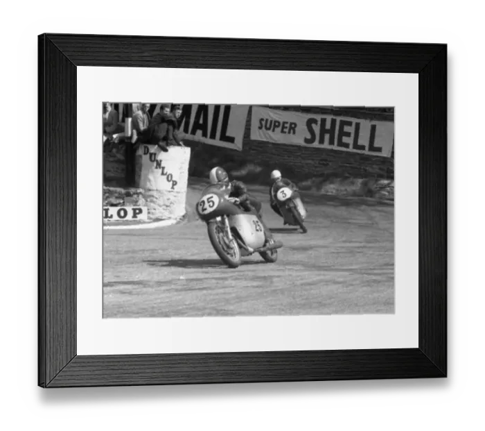 Framed Print : Tarquinio Provini leads Carlo Ubbiali (MV) 1959 Lightweight TT Framed Print : Tarquinio Provini leads Carlo Ubbiali (MV) 1959 Lightweight TT