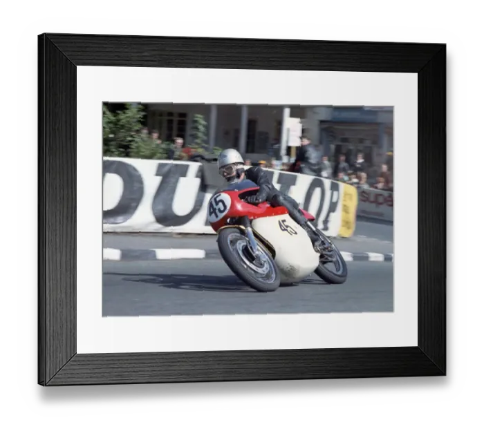Framed Print : Owen Howard (Matchless) 1966 Senior TT Framed Print : Owen Howard (Matchless) 1966 Senior TT