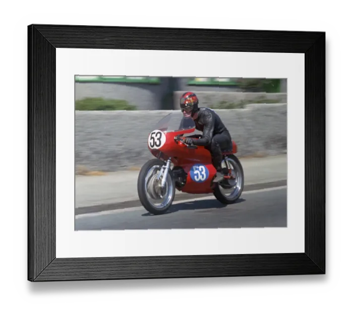 Framed Print : Lou Geeson (Aermacchi) 1969 Junior TT Framed Print : Lou Geeson (Aermacchi) 1969 Junior TT