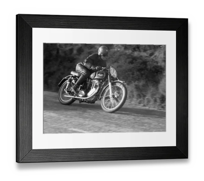 Framed Print : Ws Corley (AJS) 1952 Junior Clubman TT Framed Print : Ws Corley (AJS) 1952 Junior Clubman TT