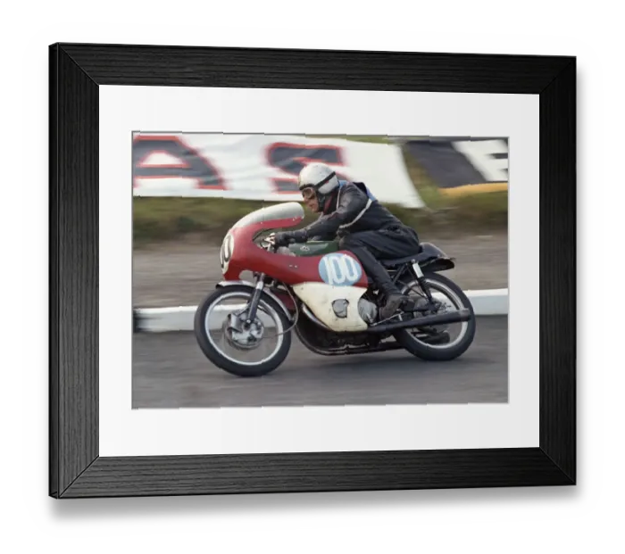 Framed Print : Gosta Jensen (Honda) 1966 Junior TT Framed Print : Gosta Jensen (Honda) 1966 Junior TT