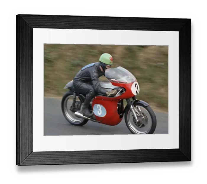 Framed Print : Griff Jenkins (Norton) 1966 Junior TT Framed Print : Griff Jenkins (Norton) 1966 Junior TT