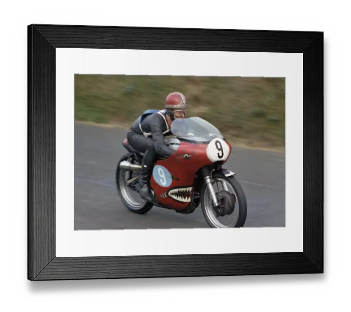 Framed Print : Jack Ahearn (Norton) 1966 Junior TT Framed Print : Jack Ahearn (Norton) 1966 Junior TT