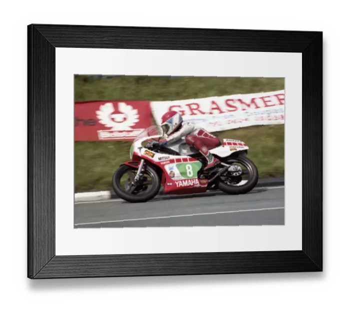 Framed Print : Charlie Williams (Yamaha) 1981 Junior TT Framed Print : Charlie Williams (Yamaha) 1981 Junior TT