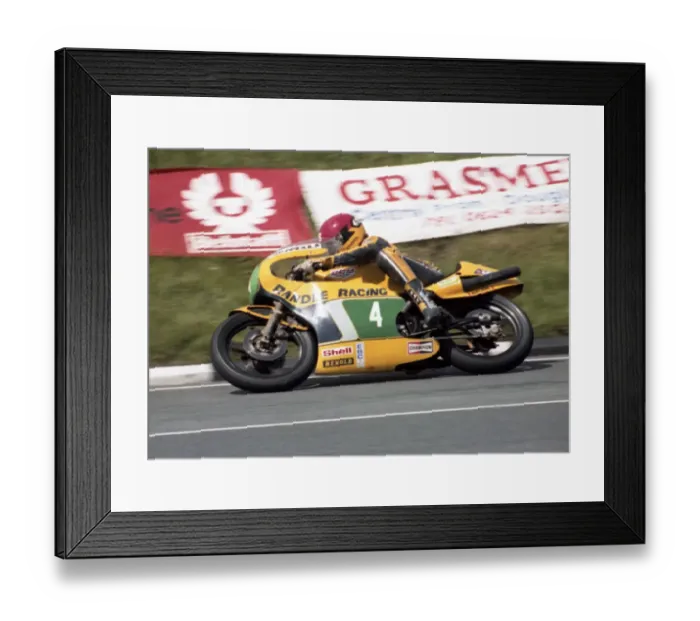Framed Print : Jeff Sayle (Armstrong) 1981 Junior TT Framed Print : Jeff Sayle (Armstrong) 1981 Junior TT
