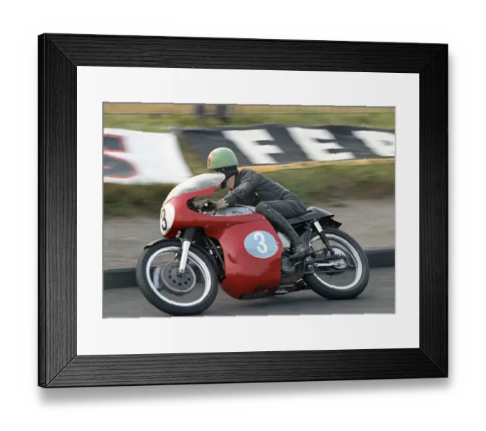 Framed Print : Griff Jenkins (Norton) 1966 Junior TT Framed Print : Griff Jenkins (Norton) 1966 Junior TT