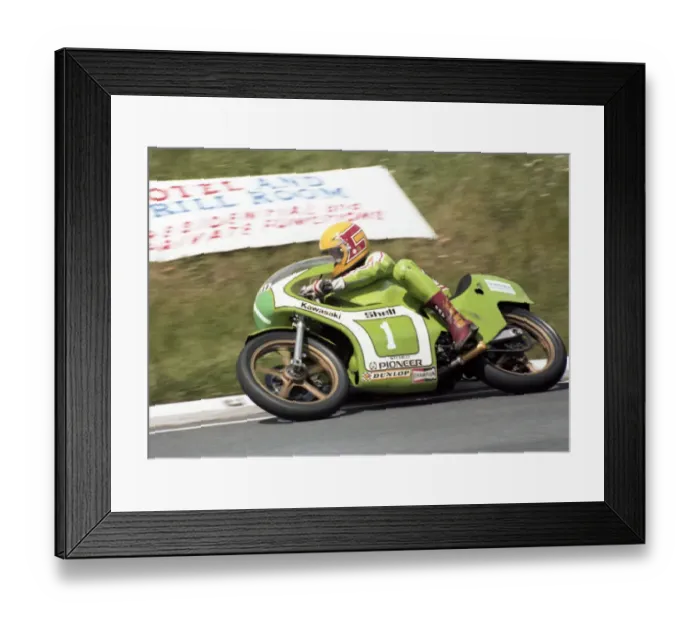 Framed Print : Graeme McGregor (Kawasaki) 1981 Junior TT Framed Print : Graeme McGregor (Kawasaki) 1981 Junior TT