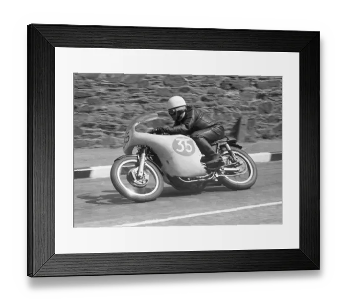 Framed Print : Syd Mizen (AJS) 1959 Junior TT Framed Print : Syd Mizen (AJS) 1959 Junior TT