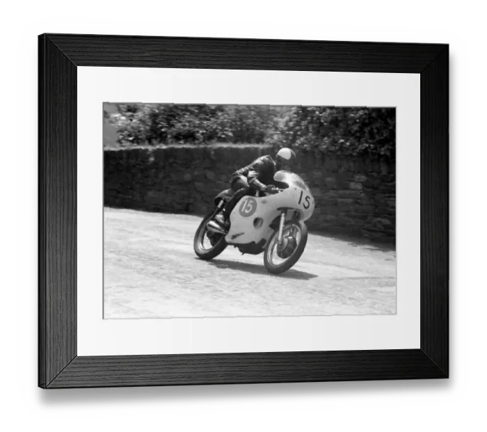 Framed Print : George Catlin (AJS) 1959 Junior TT Framed Print : George Catlin (AJS) 1959 Junior TT