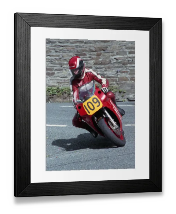 Framed Print : Dexter Price (Kawasaki) 1990 Senior Manx Grand Prix Framed Print : Dexter Price (Kawasaki) 1990 Senior Manx Grand Prix