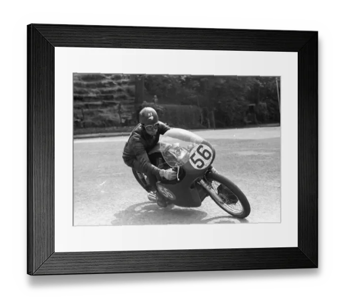Framed Print : John Anderson (AJS) 1958 Junior TT Framed Print : John Anderson (AJS) 1958 Junior TT