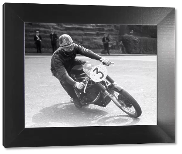 Alan Burt (AJS) 1958 Junior TT