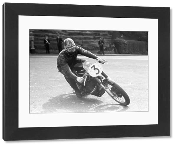 Alan Burt (AJS) 1958 Junior TT