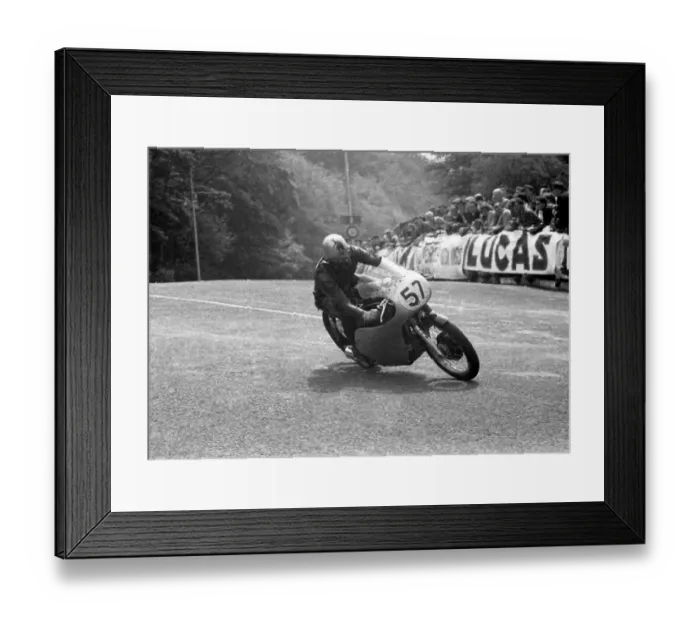Framed Print : Bob Brown (AJS) 1958 Junior TT Framed Print : Bob Brown (AJS) 1958 Junior TT