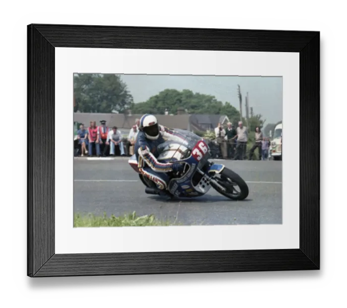 Framed Print : Dennis McMillan (P&M Ongar Kawasaki) 1978 Formula One TT Framed Print : Dennis McMillan (P&M Ongar Kawasaki) 1978 Formula One TT