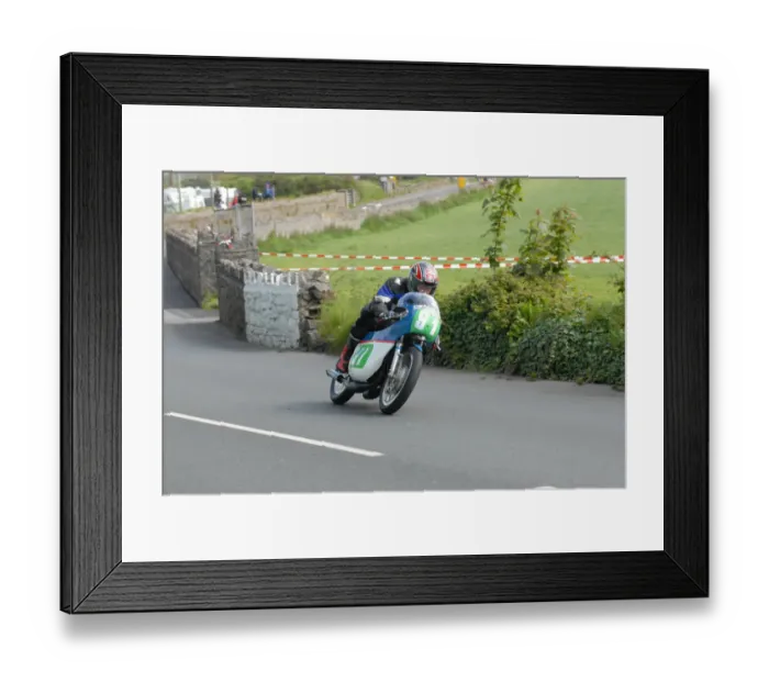 Framed Print : Bill Robertson (Suzuki) 2011 Pre TT Classic Framed Print : Bill Robertson (Suzuki) 2011 Pre TT Classic