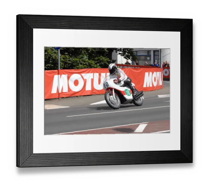 Framed Print : Phil Read (Yamaha) 2011 Parade Lap Framed Print : Phil Read (Yamaha) 2011 Parade Lap