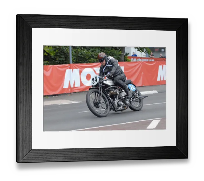 Framed Print : Malcolm Wheeler (Norton) 2011 Parade Lap Framed Print : Malcolm Wheeler (Norton) 2011 Parade Lap