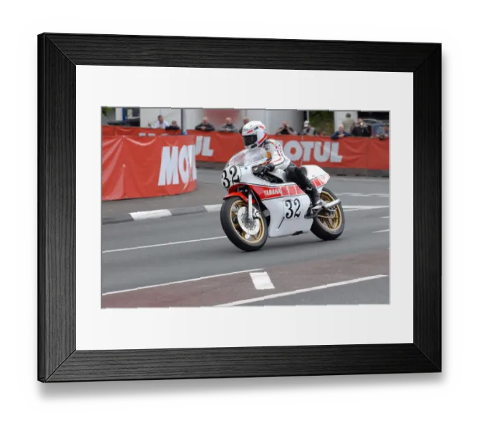 Framed Print : Steve Baker (Yamaha) 2011 Parade Lap Framed Print : Steve Baker (Yamaha) 2011 Parade Lap