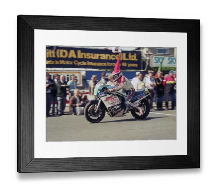 Framed Print : Joe Toner (Suzuki) 1987 Production B TT Framed Print : Joe Toner (Suzuki) 1987 Production B TT