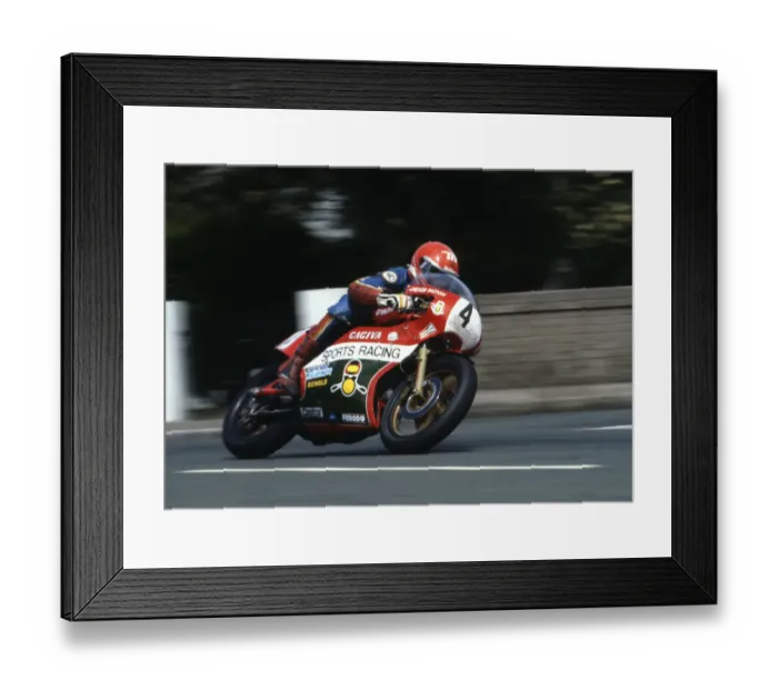 Framed Print : Trevor Nation (Ducati Cagiva) 1984 Formula One TT Framed Print : Trevor Nation (Ducati Cagiva) 1984 Formula One TT