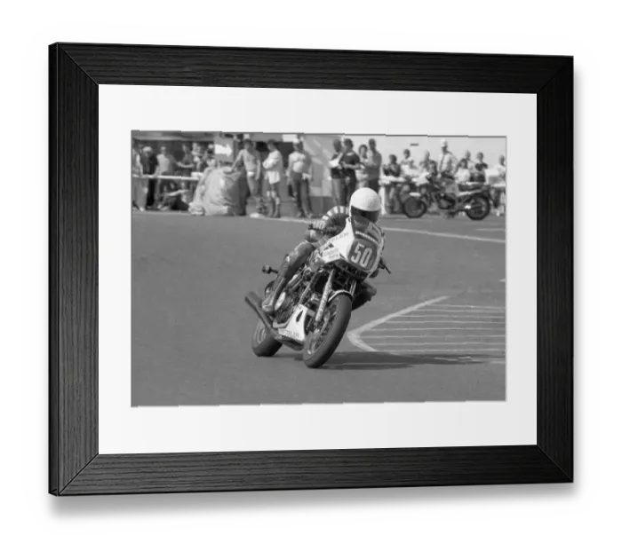 Framed Print : Helmut Dahne (Honda) 1984 Production TT Framed Print : Helmut Dahne (Honda) 1984 Production TT