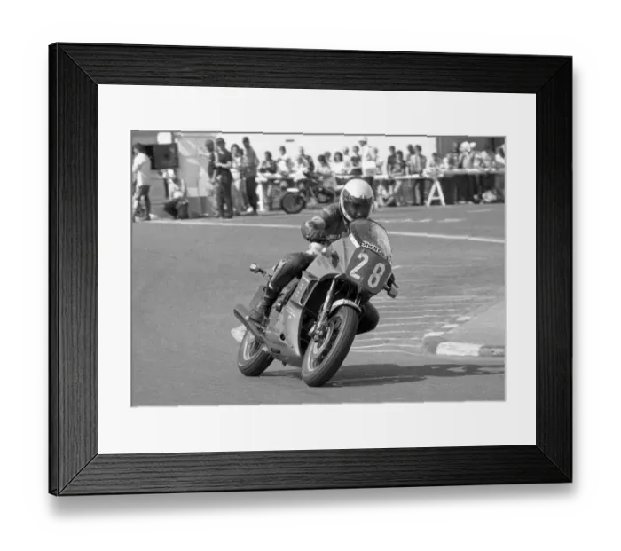 Framed Print : Sam McClements (Kawasaki) 1984 Production TT Framed Print : Sam McClements (Kawasaki) 1984 Production TT