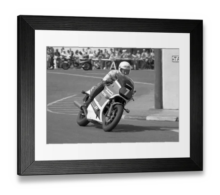 Framed Print : Bill Smith (Honda) 1984 Production TT Framed Print : Bill Smith (Honda) 1984 Production TT