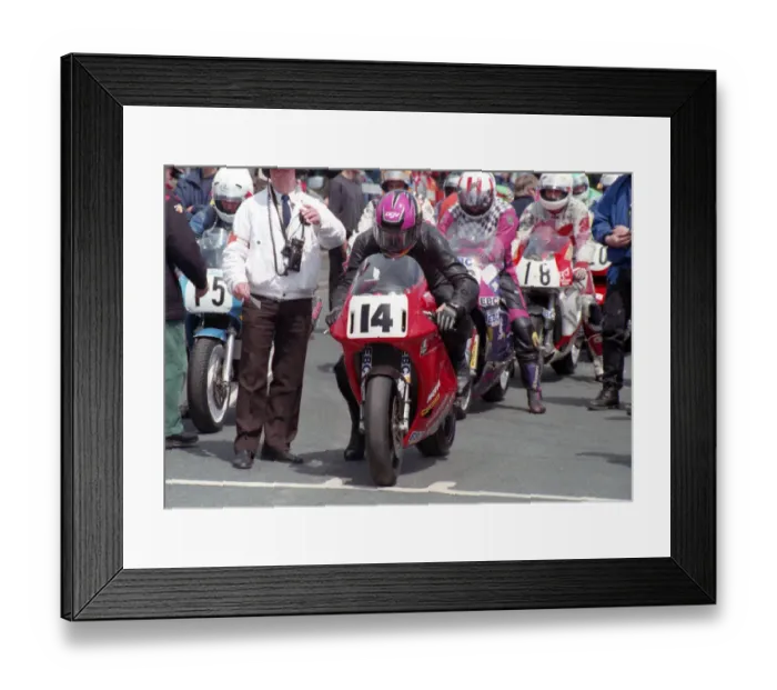 Framed Print : Trevor Nation (Ducati) 1995 Formula One TT Framed Print : Trevor Nation (Ducati) 1995 Formula One TT