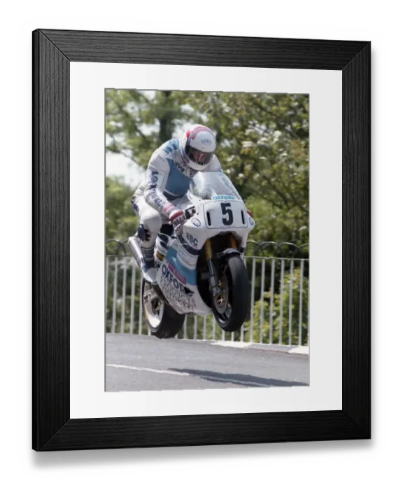 Framed Print : Trevor Nation (Oxford Ducati) 1992 Formula One TT Framed Print : Trevor Nation (Oxford Ducati) 1992 Formula One TT